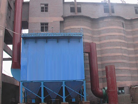 MD sub - chamber pulse dust collector for vertical kiln